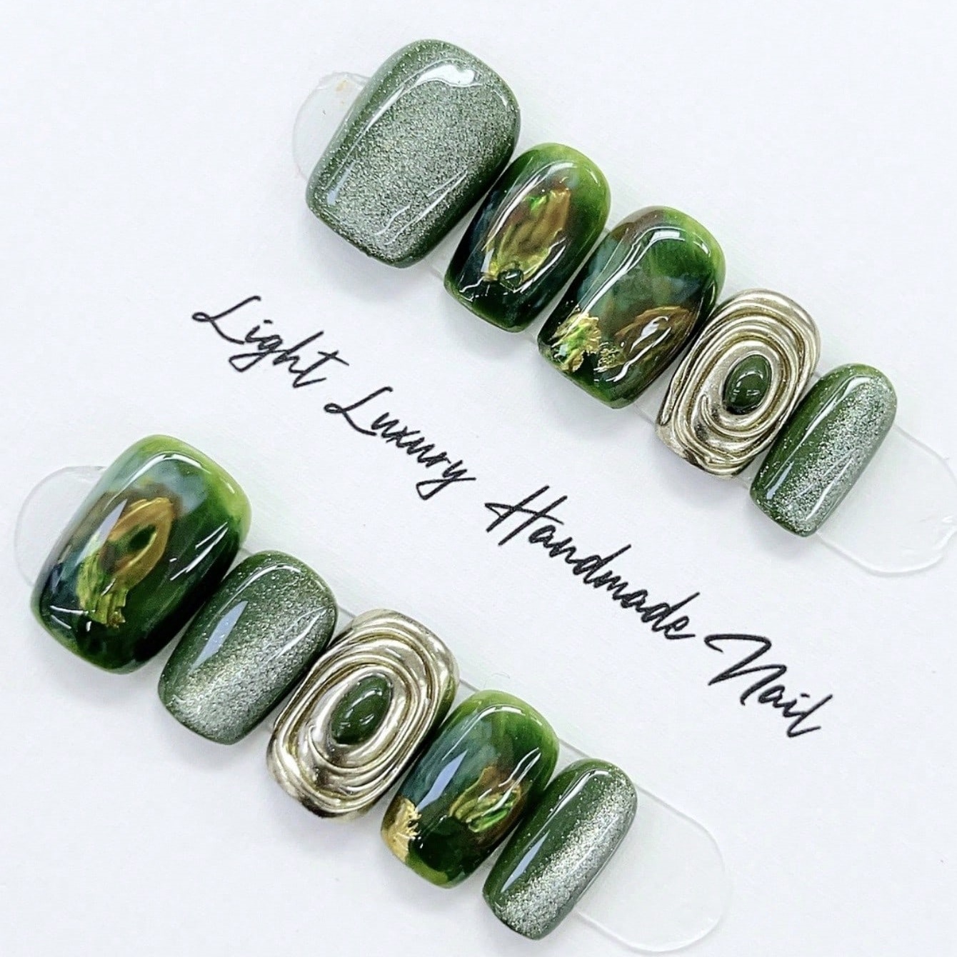 10 Buah Seni Kuku Persegi Pend - Resin Art And Deco ulasan dan harga